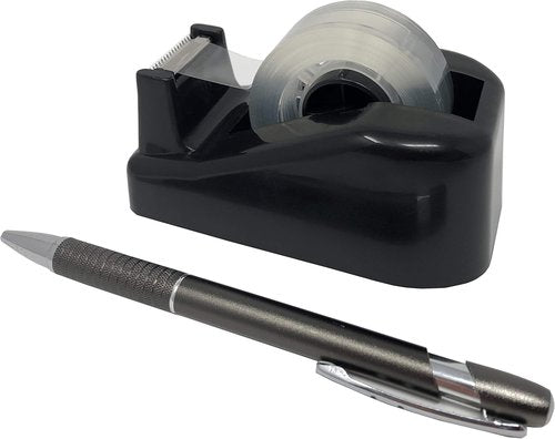 Clipco Premium Small Tape Dispenser - Convenient Pack of 3 with Included Tape for Easy Use