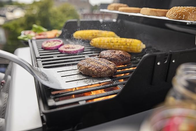 Weber Spirit E-210 Liquid Propane Gas Grill for Outdoor Cooking and BBQ, 2 Burners, Black