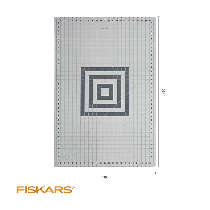 Fiskars Self Healing Cutting Mat for Quilting, Arts and Crafts, 24" x 36" Grid, Sewing Mat, Craft Cutting Board, Sewing Supplies and Quilting Tools