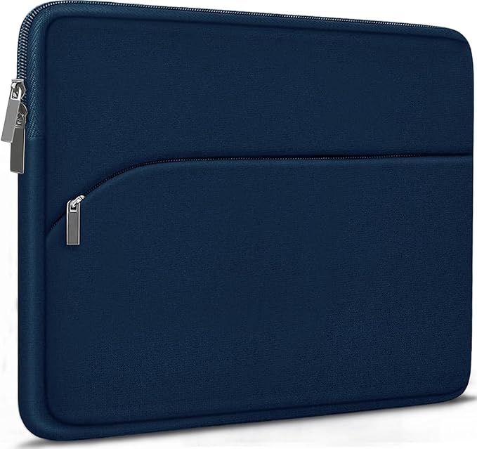Laptop Sleeve Case 15.6 inch, Durable Portable Monitor Protective Cover with Front Pocket, Traveling Laptop Case Compatible for HP, Dell, Asus, Lenovo, Deep Blue