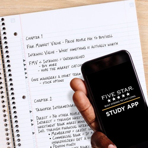 Five Star Spiral Notebook - 5 Subject College Ruled, 200 Sheets, Water Resistant Cover, Fire Red | 8.5" x 11" (Pack of 2)