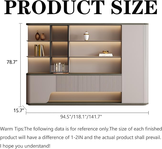 Modern L Shaped Desk, 133.9 inch Large Desk with Storage, Executive Desks for Home Office No Installation Required with Drawers and Lockable, Without Desk or Computer Chair (Filing Cabinet)