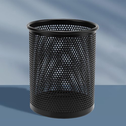 M&G Pen Holder - 6 Pack Mesh Desk Organizer for Office | Stylish Black Pencil Cup