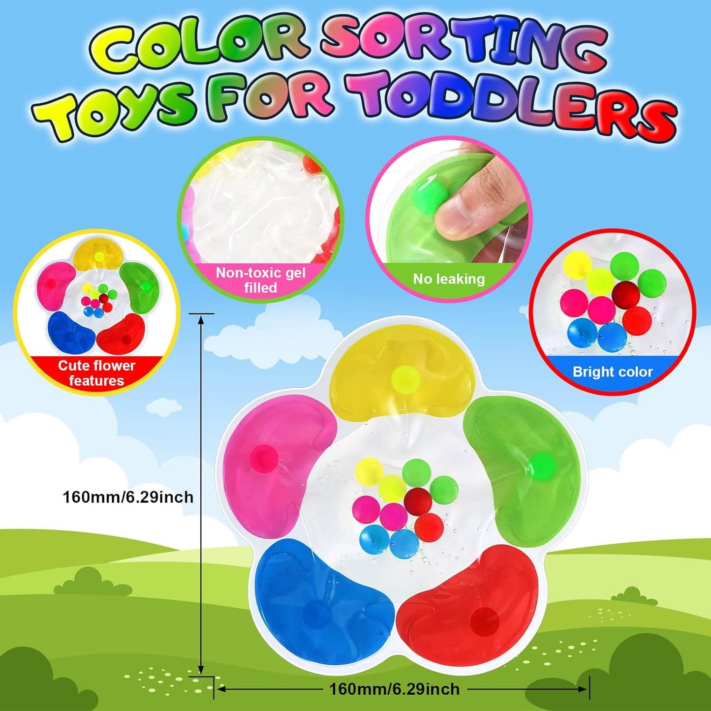 Squishy Sensory Fidget Toys by [Brand Name] - Calm Down Anxiety Relief for Kids | 2-Pack for Classroom & Special Needs