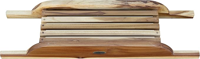 EcoDecors, 29 inch, Bath Tray for Tub, Bath Tub Tray Wood, Bathtub Table, Caddy for Bathtub in Natural Teak