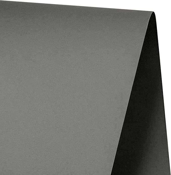 RUSPEPA 30"x 393"(32.8') Dark Gray Kraft Wrapping Paper Large Jumbo Roll, Recyclable Gray Gift Wrap Paper for Birthday Gift Wrapping, Table Covering, Art & Craft Supplies, Bouquet Flower, 80GSM