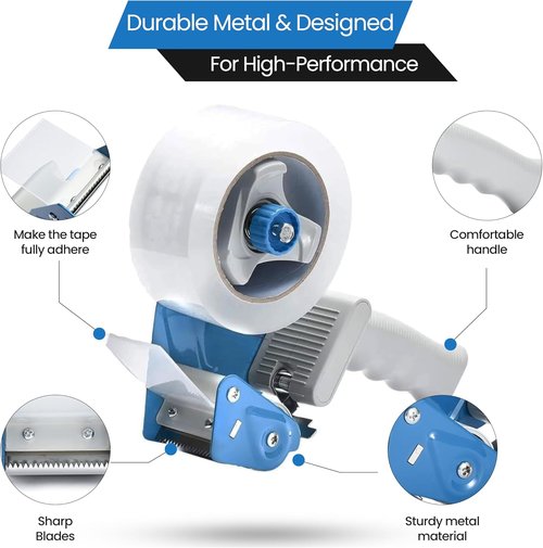 Heavy Duty Packing Tape by [Brand Name] - 1.88 Inch x 65 Yards, 6-Pack Clear Tapes for Secure Sealing