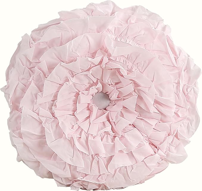 Cozy Line Home Fashions Pink Ruffle Gold Hearts Girl 100% Cotton Reversible All-Season Coverlet, Bedspread, Quilt Bedding Set (Sparkling Hearts, Twin - 4 Piece: 1 Quilt + 1 Sham + 2 Decor Pillows)