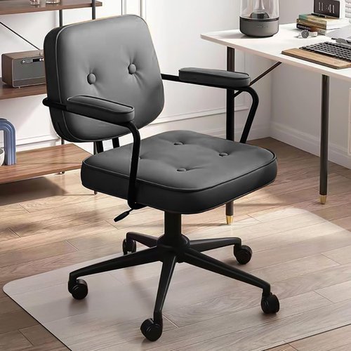 Kuyal Chair Mat - Durable Hardwood Floor Protection for Rolling Chairs | 46 x 46 Inches, Non-Studded