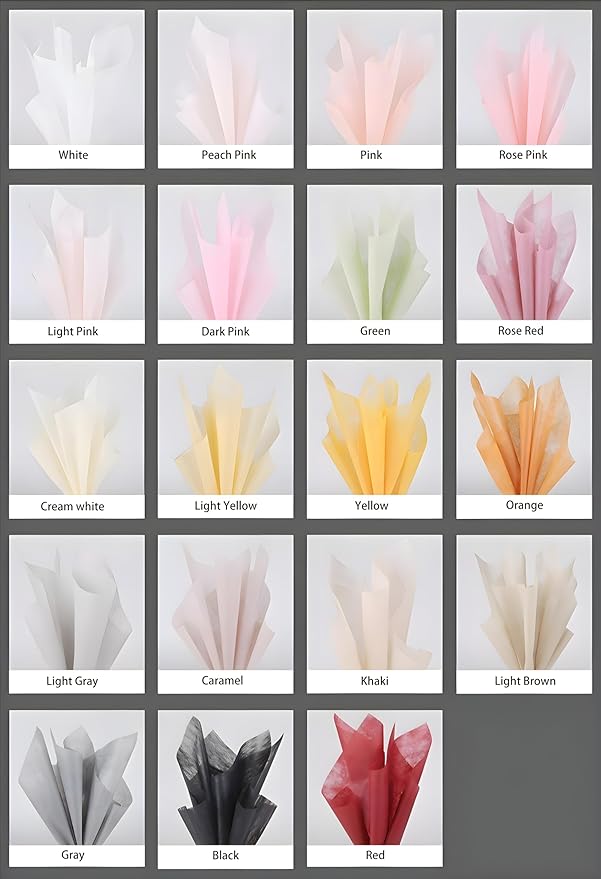 96 Sheets Tissue Flower Wrapping Paper Cotton Wrapping Flower Paper Withdrawable Lining Paper Non-woven Waterproof Floral Bouquet Wraps For Florist Packaging Arrangement (Black)