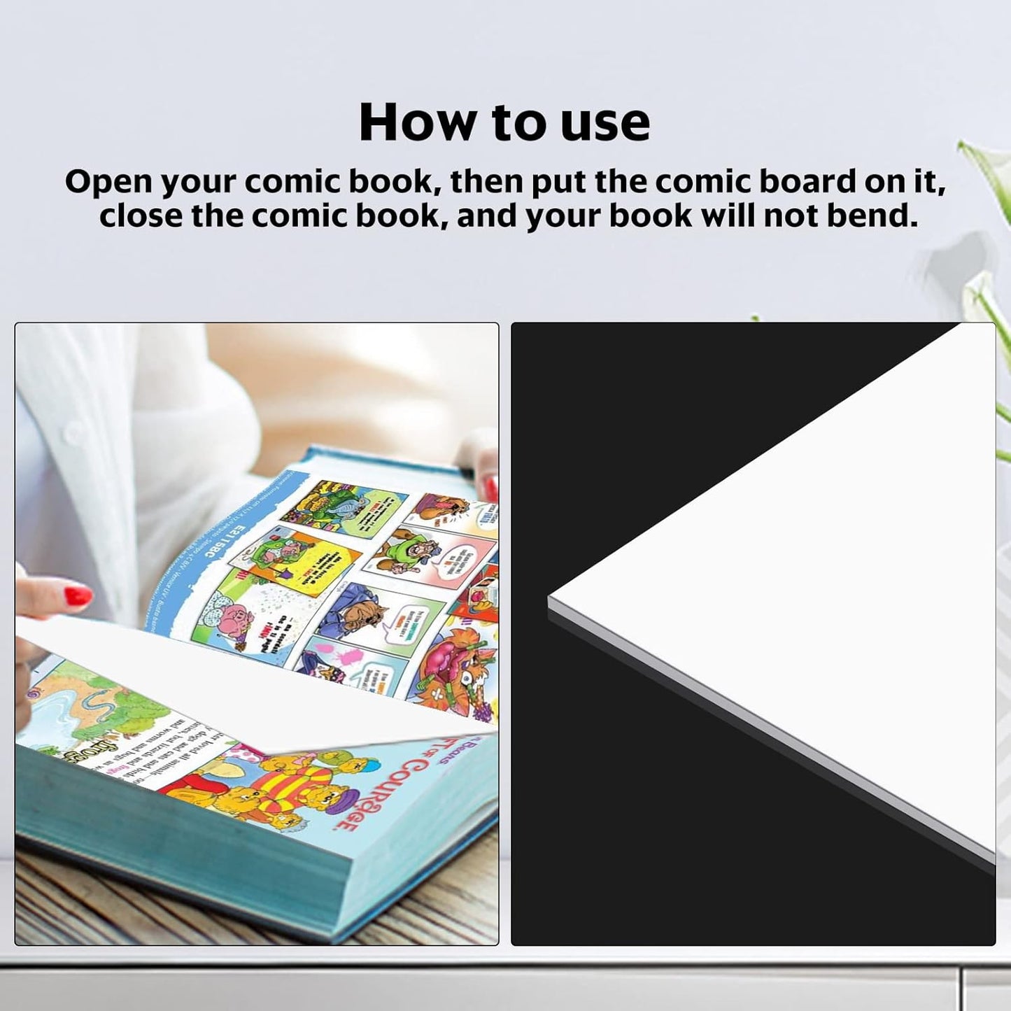 YSCare Comic Book Boards - Acid-Free, Thick & Durable Current Size Boards | 100 Count (White)