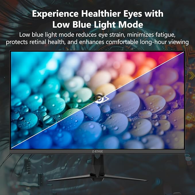 4K Monitor, Z-Edge 27 inch IPS Monitor, UHD 3840x2160 IPS Computer Monitor, 450 cd/m², 160Hz Refresh Rate, 1ms Response Time, G274K Ultra-Thin Bezel