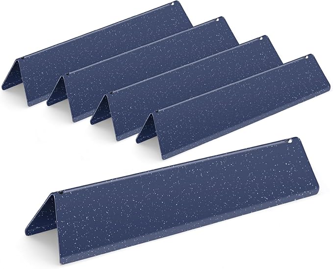 KifonMetals 15.3 inch Flavorizer Bars for Weber Spirit Grill Parts Spirit I & Spirit II E310 E320 E330 S310 S320 S330 Gas Grills with Front Control Knob, 5 PCS 7636 Porcelain Steel Flavor Bars