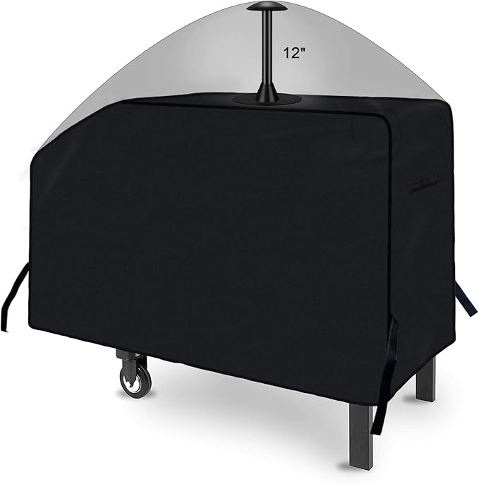 iCOVER 28 inch Griddle Cover for Blackstone, 600D Heavy Duty Waterproof Anti-UV Canvas Flat Top BBQ Covers for 28" Outdoor Cooking Gas Grill Griddles with One Side Shelf