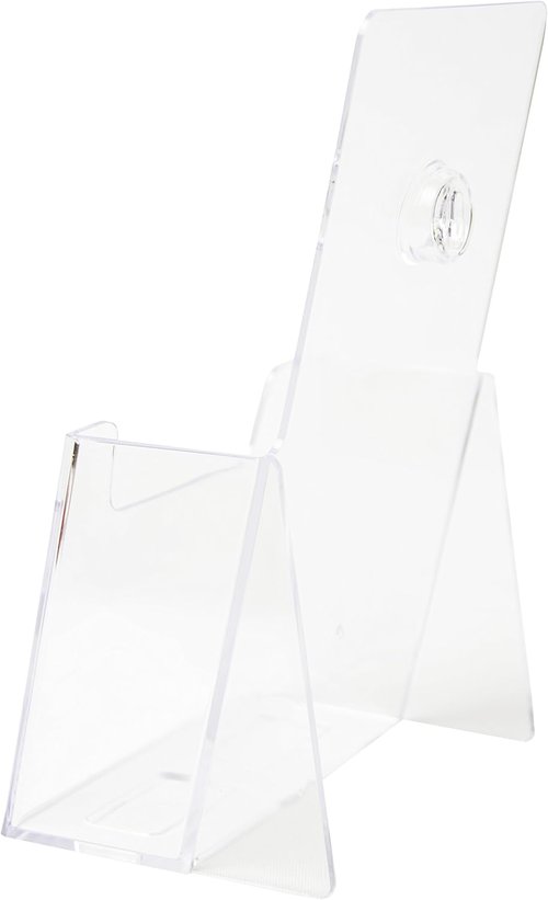 Clear-Ad LHF-K200 - Clear Acrylic Wall Mount Time Card Holder | Versatile 4x9 Display Rack (Pack of 10)