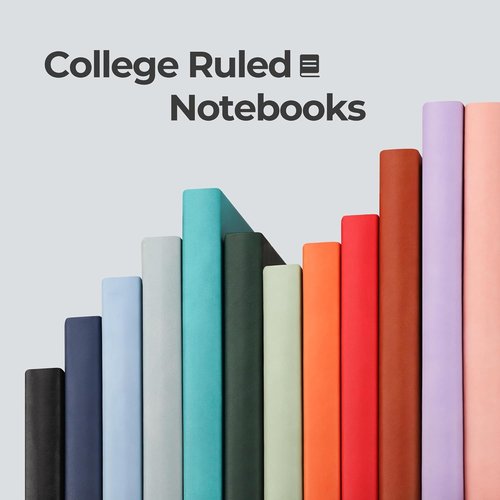 RETTACY Lined Journal Notebook - 2-Pack B5 Medium 7.6" × 10" | Leather Softcover, 204 Numbered Pages, 100 GSM Thick Paper (Black & Brown)