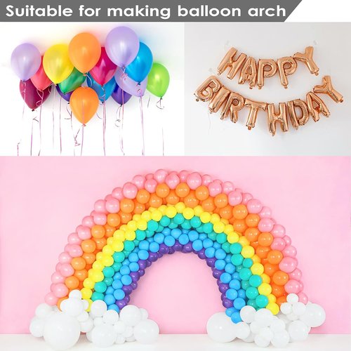 ALLFUN Clear Glue Dots - 1000 Pieces Double-Sided Adhesive for Crafts & Balloons | Removable Sticky Dots