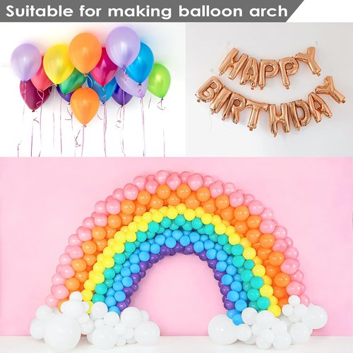 ALLFUN Clear Glue Dots - 1000 Removable Double-Sided Adhesive for Crafts & Balloons