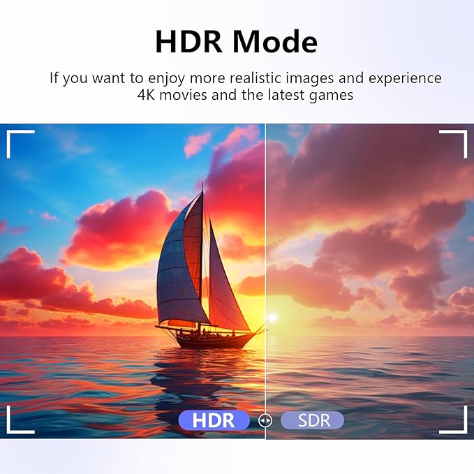 23.8" Large Portable Monitor, 2.5K QHD 180Hz Laptop Screen Extender, 150% RGB 178° IPS, Speakers & USB Hub for Office/Gaming with Kickstand, Travel Monitor for Laptop/PC/Mac/Xbox, VESA USB-C & HDMI