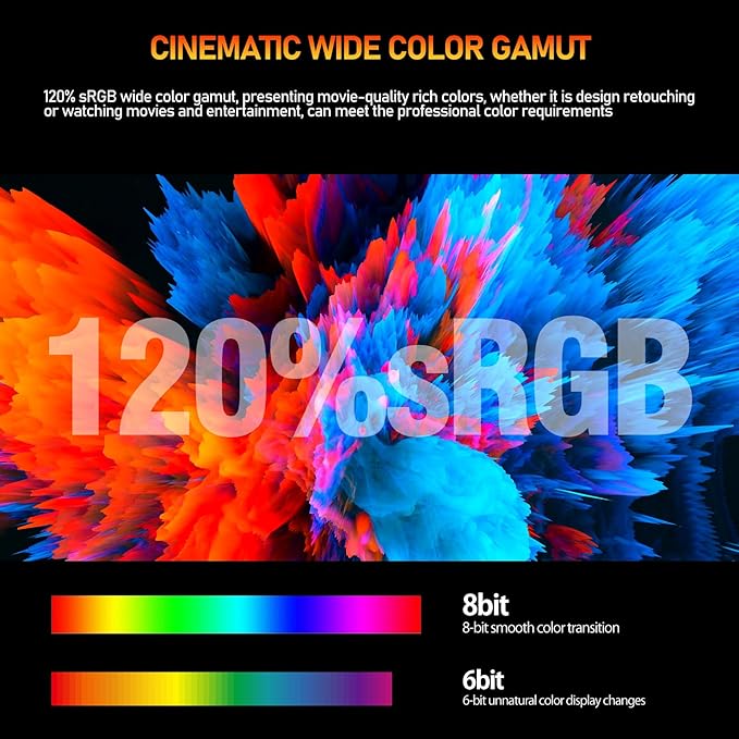 Gawfolk 49 inch Ultra-Wide Curved 1500R Gaming Computer Monitor, DQHD(5120×1440), 240Hz, 1MS, FreeSync, 120% sRGB, Height Adjustable PC Screen, HDMI2.1 & DP1.4, Compatible Wall Mount 75 * 75mm-Black