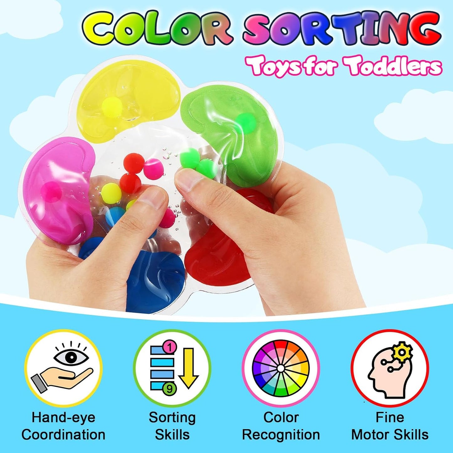 Squishy Sensory Fidget Toys by [Brand Name] - Calm Down Anxiety Relief for Kids | 2-Pack for Classroom & Special Needs