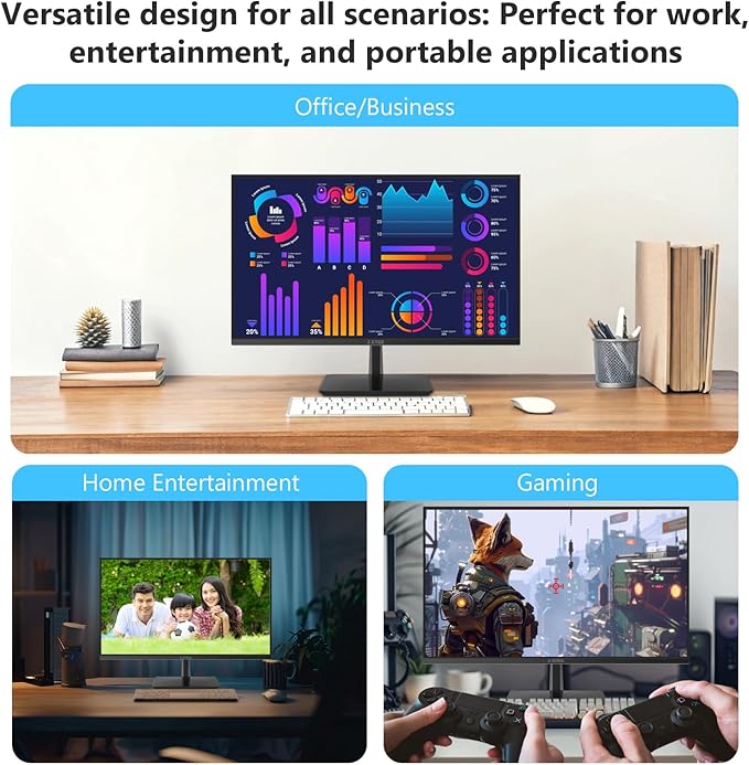 4K Monitor, Z-Edge 28 inch IPS Monitor, UHD 3840x2160 IPS Computer Monitor, 300 cd/m², 144Hz Refresh Rate, 1ms MPRT Response Time, U28I4K Ultra-Thin Bezel