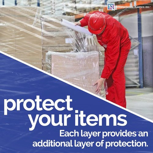 International Plastics Co. 18" Stretch Film - 1500 Feet of Heavy-Duty, 7-Layer Clear Wrap | 80 Gauge, 800% Stretch