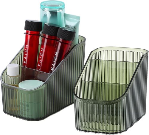 Grean Makeup Brush Holder - Stylish Vanity Organizer with 6 Cups for Skincare & Accessories