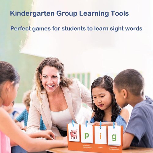 Alened Sight Words Flash Cards - Phonics Learning Tools for Kindergarten | CVC Word Games & Activities