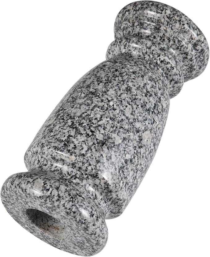 Granite Cemetery Vase for Grave Markers,Heavy Headstone Memorial Flower Holder Decorations.