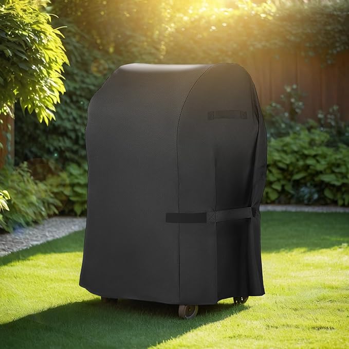 LBTING Grill Cover, 40-inch Heavy Duty 300D Oxford Waterproof Windproof UV Resistant BBQ Gas Grill Cover for Outdoor Barbecue Fit Most Brands Weber, Brinkmann, Char Broil, Holland