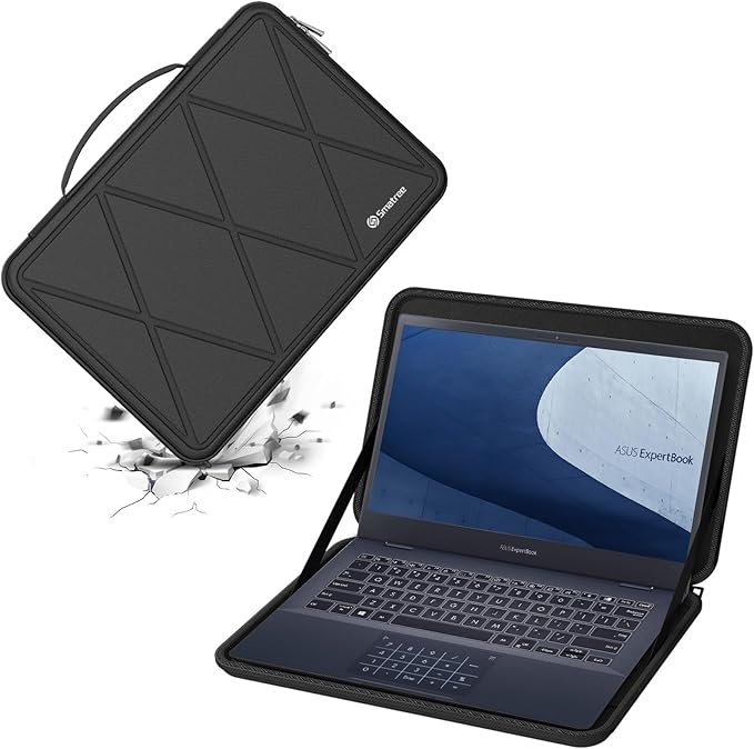 Smatree Hard EVA Protective Sleeve Case Compatible for 14 inch ASUS Chromebook C424/C423, Anti-Shock and Waterproof Laptop Case (X8257T)