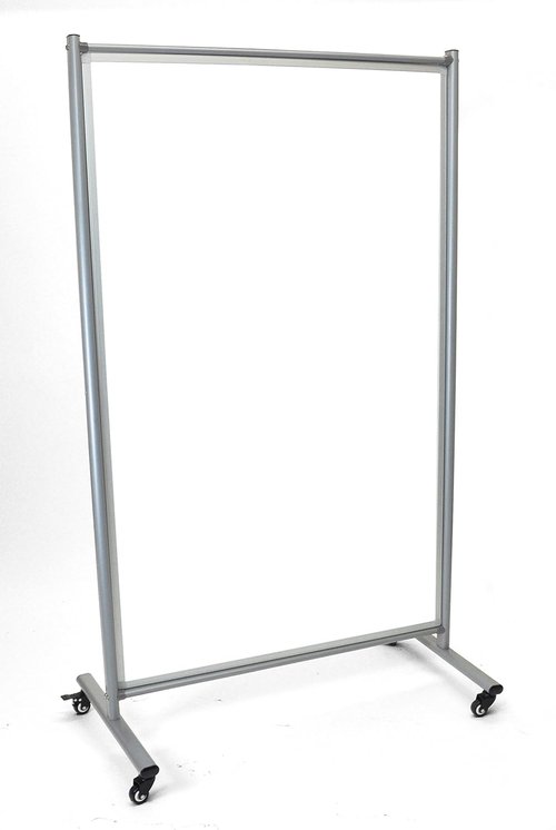 Luxor Mobile Magnetic Whiteboard - Versatile Room Divider | 72" x 48" | Ideal for Offices and Classrooms