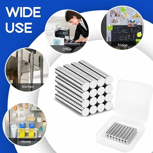 320Pcs Neodymium Magnets by [Brand Name] - 6x2mm Rare Earth Mini Magnets for Office & STEM Projects