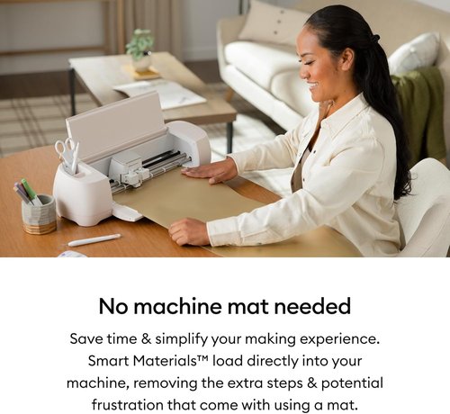 Cricut Smart Permanent Vinyl - Grass Green (5.5in x 10ft Roll) | Ideal for Joy Machine Matless Cutting