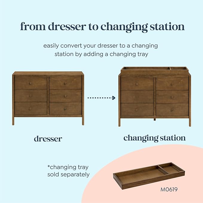 Davinci Birdie 6-Drawer Dresser