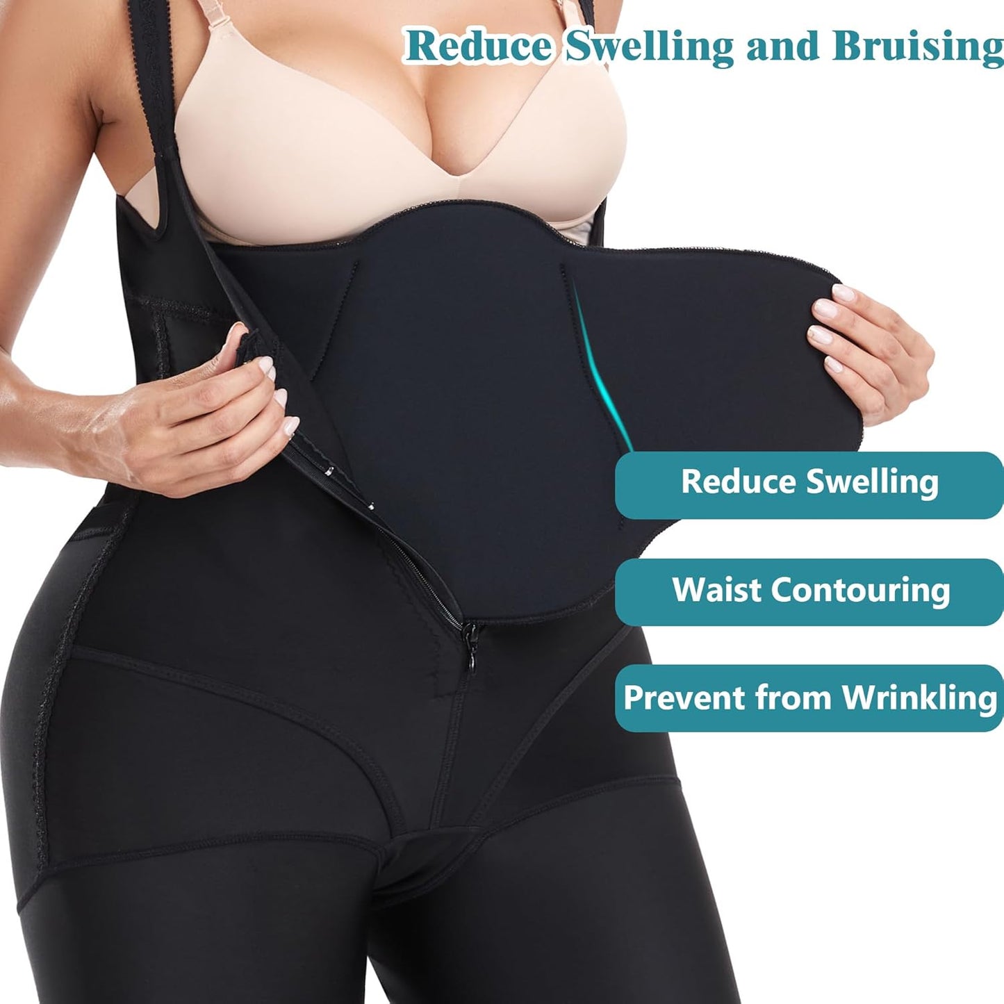 Skiennix Lipo Foam Pads - Abdominal Compression Board for Enhanced Recovery | Comfortable Fit