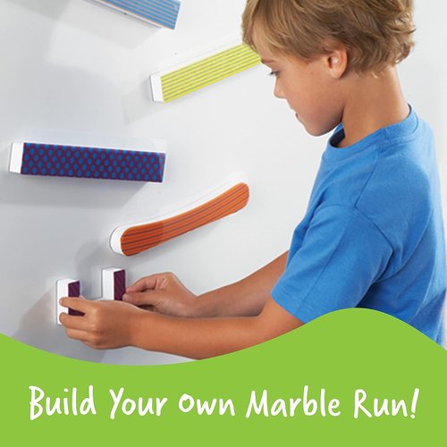 Learning Resources Tumble Trax Magnetic Marble Run - Engaging STEM Toy for Kids Ages 4-8 | Interactive Ball Maze