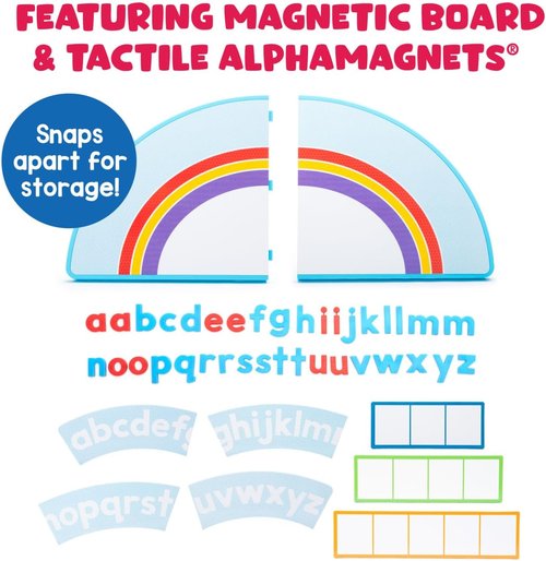Educational Insights ABC Arc Mat - Magnetic Alphabet Magnets Set for Kids | Spelling & Letter Learning Activity Ages 3-5
