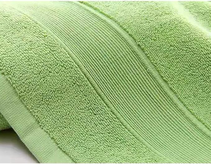 PUPOPIK Hand Towels for Bathroom 2 Pack-100% Cotton Hand Towel (14 x 30 Inch), Highly Absorbent and Quick Dry Face Washcloth, Home Soft Premium Towel for Hotel, Bath, Kitchen and Spa (Green)