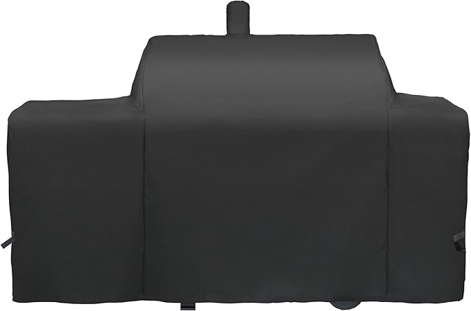 i COVER Grill Cover for Oklahoma Joe's Longhorn Combo Charcoal Gas Smokers & Grills Protection Heavy Duty Waterproof Patio Outdoor Canvas Barbeque BBQ Smoker Covers