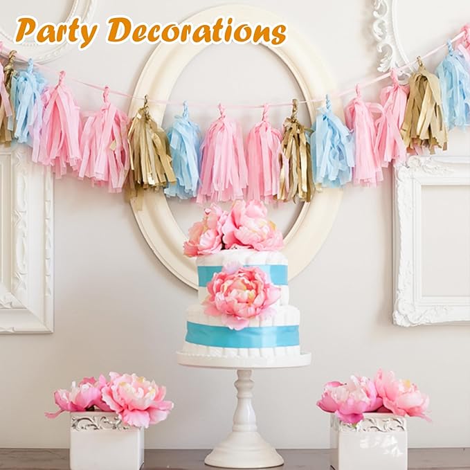 1000 PCS Tissue Paper, 20 Colors 14" X 20" Tissue Papers Bulk for Packaging, Colored Tissue Paper for Gift Bags Crafts Birthday Party Flower Decoration
