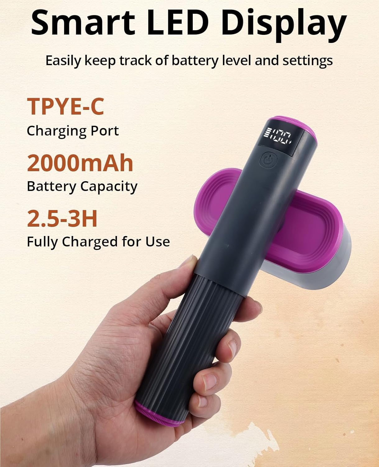 Skiennix Fabric Shaver - 2-in-1 Rechargeable Lint Remover with LED Display & Dual Heads | 6-Leaf Blades
