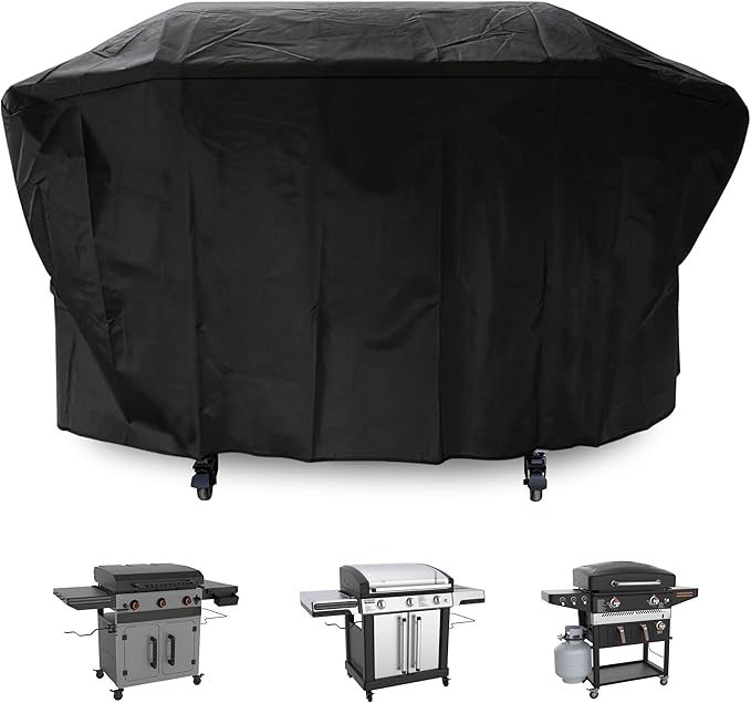 ZJYWSCH Griddle Cover for Blackstone Bronco 28" XL Griddle w/Cabinet 2418, Heavy Duty Waterproof for Blackstone 28 inch XL 3 Burner Omnivore Griddle w/Hood 2316 2403 2080 2007 1858