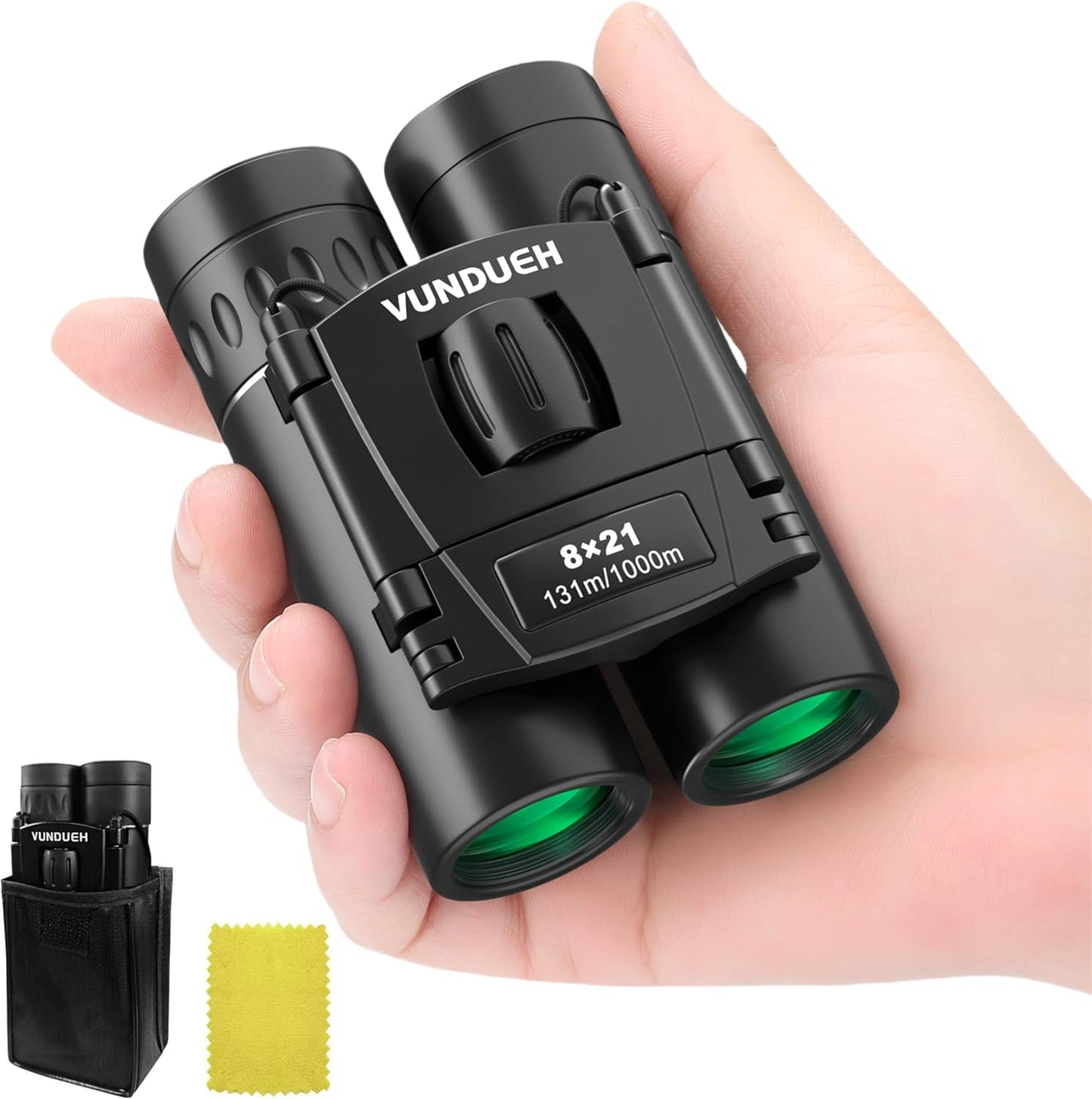 Skiennix Mini Compact Binoculars - Waterproof High-Powered Easy Focus for Bird Watching & Travel