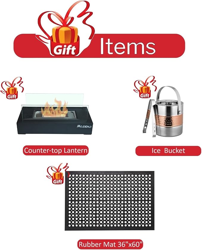 Elementi | Bundle Metropolis Gas Fire Pit Cast Concrete 56" Rectangular Fire Table, Outdoor Fire Pit Electronic Ignition | Canvas Cover, Lava Rock Included | Dark Gray (Propane Gas)