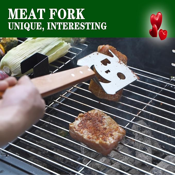 M-HHonger BBQ Gift for Men Dad Husband, Fathers Day Birthday Gifts, 7 in 1 Grill Spatula, Fun BBQ Accessories, Funny Grill Spatula for Outdoor Cooking, Outdoor Cooking Camping Multifunctional Tool