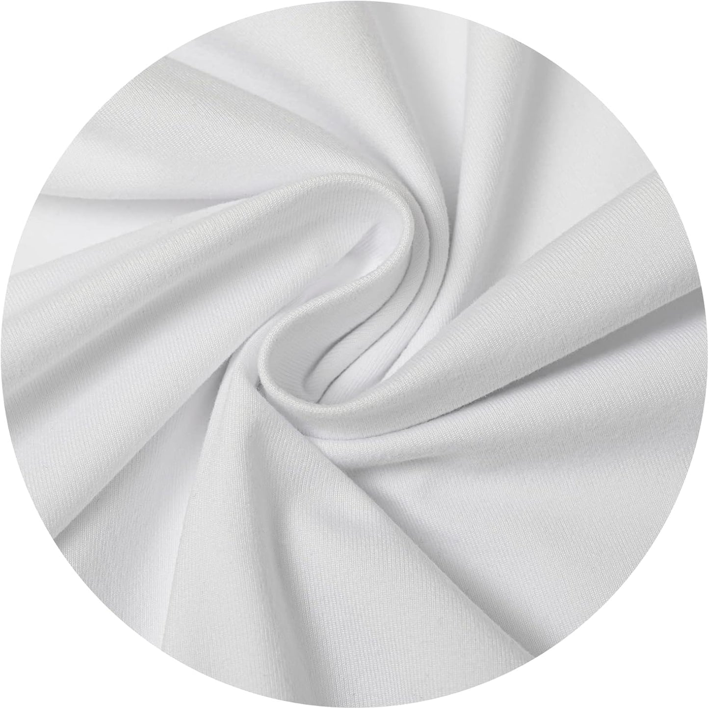 Skiennix Stretchable Desk Chair Seat Covers - Universal Spandex Slipcover for Pets | Removable & Washable, White
