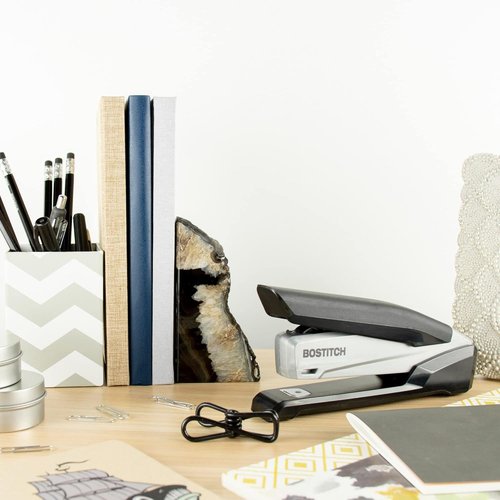 Bostitch Office InPower Eco-Friendly Stapler - One-Finger Technology, Jam-Free, Black | Includes 210 Staples