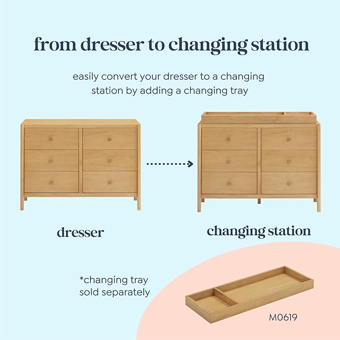 Davinci Birdie 6-Drawer Dresser